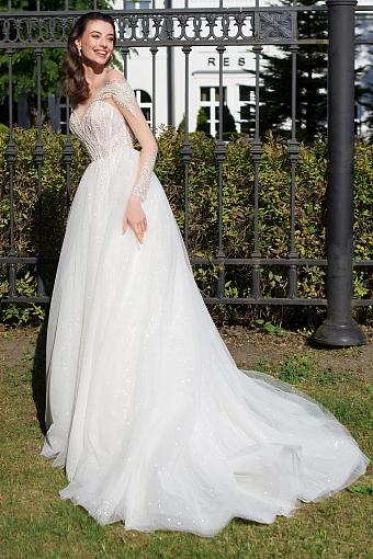 Белое пышное свадебное платье #7559
